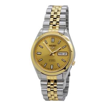 精工机械表怎么样, Seiko | Seiko 5 Automatic Gold Dial Mens Watch SNKC44J1商品图片 5.2折