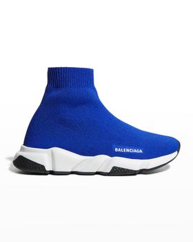 推荐Kid's Two-Tone Knit Sock Trainer Sneakers商品