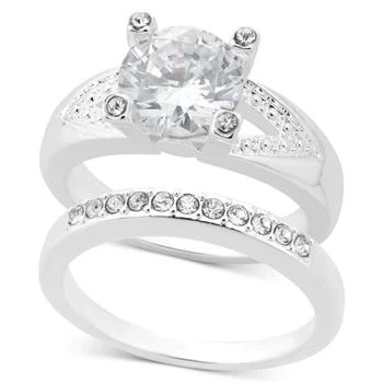 Charter Club | Silver-Tone Round Crystal Bridal Set, Created for Macy's 2.9折