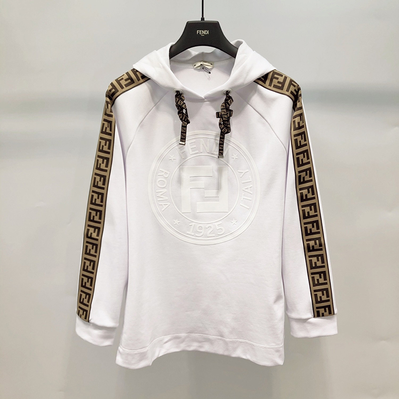 肯迪文正品, Fendi | Fendi 芬迪 女士白色连帽运动卫衣 FAF105-A8WL-F188P商品图片 独家减免邮费