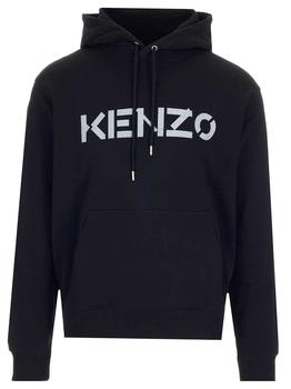 Kenzo | Kenzo Logo Print Drawstring Hoodie商品图片,7.6折