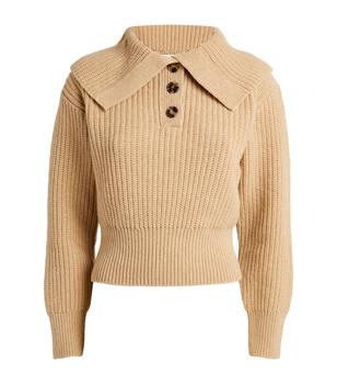 Sandro | Wool Wide Collar Sweater商品图片,