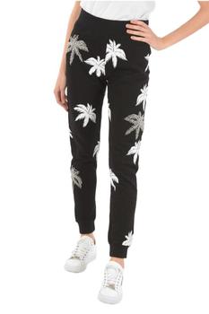 推荐Philipp Plein Women's  Black Cotton Joggers商品