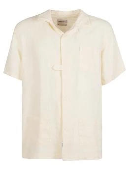 推荐EDMMOND STUDIOS - Linen Short Sleeve Shirt商品