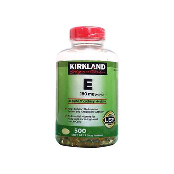商品kirkland signature | 美国直邮 Kirkland/柯克兰 维生素E精华 VE 软胶囊 400IU 500粒,商家Xifaner,价格¥169图片