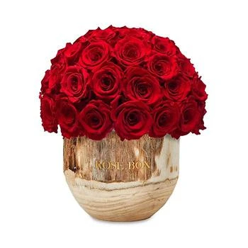 Rose Box NYC | Wooden Premium Half Ball of Roses,商家Bloomingdale's,价格¥4629