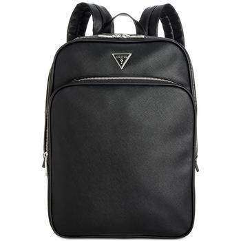 GUESS | Men's Certosa Squared Faux-Leather Backpack商品图片,