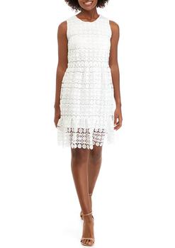 Sandra Darren, Sandra Darren | Women's Sleeveless Lace Overlay Dress商品图片 3折×额外8.5折, 额外八五折