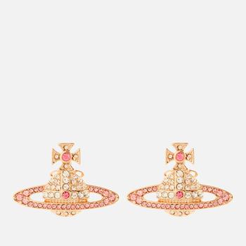 Vivienne Westwood | Vivienne Westwood Kika Gold-Tone and Crystal Earrings商品图片,