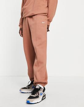 NIKE | Nike Trend unisex fleece oversized joggers in brown商品图片,5折×额外9.5折, 额外九五折