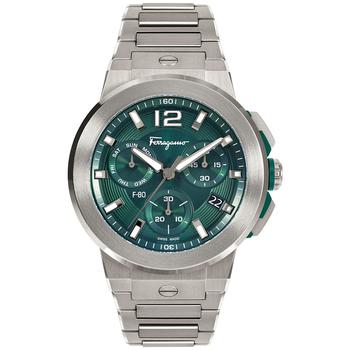 男士休闲菲拉格慕手表, Salvatore Ferragamo | Men's Swiss Chronograph F-80 Titanium Bracelet Watch 44mm商品图片 