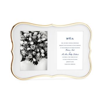 kate spade图片, Kate Spade | new york Crown Point Collection Gold-Plated Double Invitation Frame商品图片 