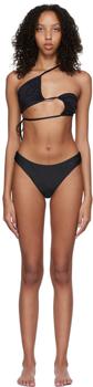 ROSETTA GETTY, ROSETTA GETTY | Black Recycled Nylon Bikini商品图片 额外8.5折, 独家减免邮费, 额外八五折