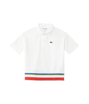 Lacoste | Oversized Short Sleeve Color Blocked Polo Shirt (Little Kid/Toddler/Big Kid),商家Zappos,价格¥417