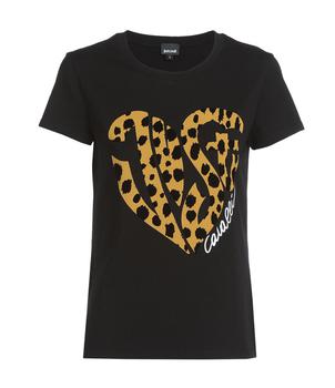 Just Cavalli | Just Cavalli Logo Printed Crewneck T-Shirt商品图片,6.2折