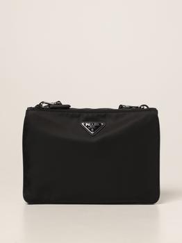 Prada | PRADA Re-nylon and saffiano crossbody bag商品图片,7.1折