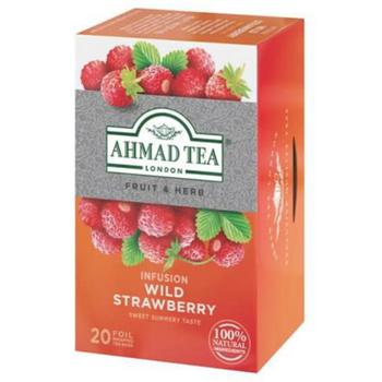 商品AhmadTea | Ahmad Tea Wild Strawberry Herbal Tea (Pack of 3),商家Macy's,价格¥153图片