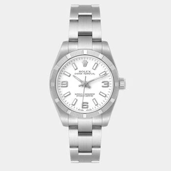 推荐Rolex White Stainless Steel Oyster Perpetual 176210 Women's Wristwatch 26 mm商品