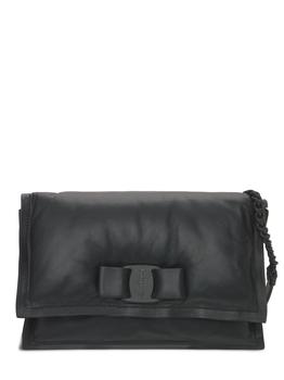 推荐Viva Embossed Leather Shoulder Bag商品
