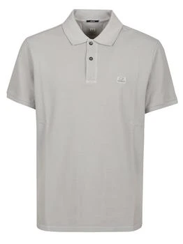 推荐C.P. Company Logo Embroidered Short Sleeved Polo Shirt商品