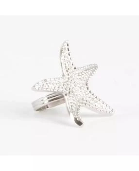 Saro Lifestyle | Star Fish Design Napkin Ring, Set of 4,商家Macy's,价格¥127
