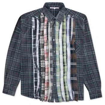 推荐Flannel Shirt Ribbon Reflection Shirt - Assorted商品