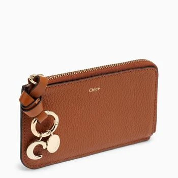 Chloé Brown zipped card case