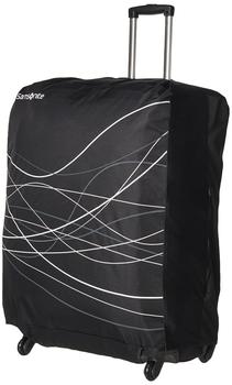 商品Samsonite Printed Luggage Cover, Black, Large图片