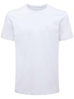 推荐Logo Print Stretch Cotton T-shirt商品
