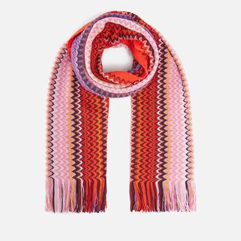 Missoni | Missoni Zig Zag Knit Scarf商品图片,额外7折, 额外七折