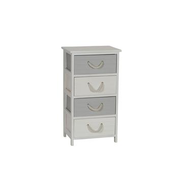 商品Household Essentials | Household Essential Seaside 4-Drawer Storage Side Table,商家Macy's,价格¥1642图片