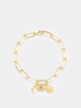 推荐Yasemi gold-vermeil charm bracelet商品