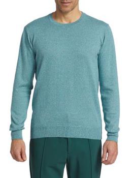 Saks Fifth Avenue | Marled Cotton Crewneck Sweater商品图片,2.5折