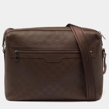 加拿大lv男包, [二手商品] Louis Vuitton | Louis Vuitton Brown Damier Infini Calypso Messenger GM Bag商品图片 6.6折, 满1件减$100, 满减