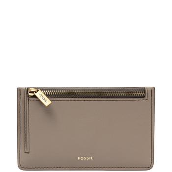 Fossil | Women's Logan Leather Zip Card Case商品图片,6折×额外7折, 额外七折