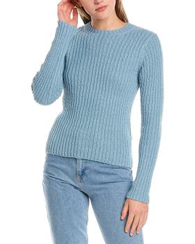 vince毛衣, Vince | Vince Textured Rib Linen-Blend Pullover商品图片 2.1折