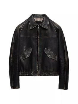 Prada | Nappa Leather Jacket,商家Saks Fifth Avenue,价格¥48758
