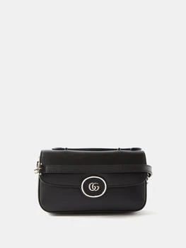 推荐GG Marmont small leather  shoulder bag商品