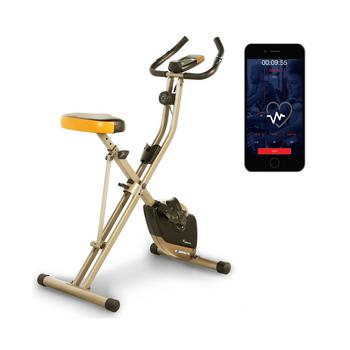 商品Exerpeutic | Folding Bluetooth Smart Cloud Fitness Magnetic Upright Exercise Bike,商家Macy's,价格¥1647图片
