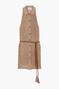 推荐The Sawyer crochet-knit mini dress商品
