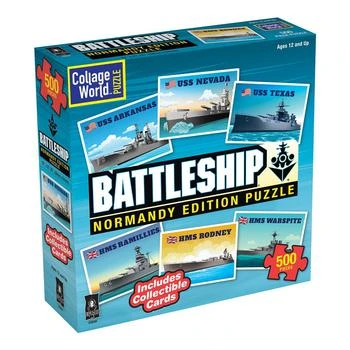 BePuzzled | Collage World Puzzle Battleship Normandy Edition Puzzle Set, 500 Pieces,商家Macy's,价格¥112
