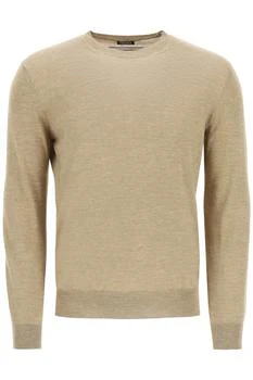 Zegna | Zegna lightweight silk cashmere and linen sweater 4.7折