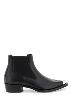 推荐Alexander mcqueen 'punk' chelsea ankle boots商品