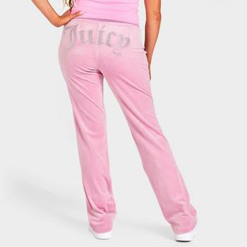 Juicy Couture | Women's Juicy Couture OG Big Bling Velour Track Pants商品图片,