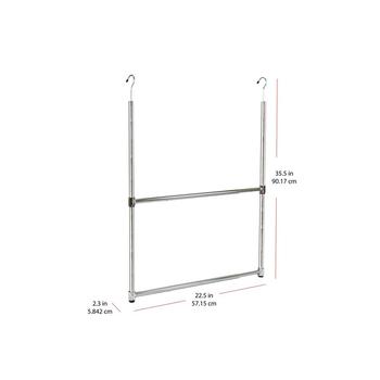 商品Oceanstar | 2-Tier Portable Adjustable Closet Hanger Rod,商家Macy's,价格¥195图片