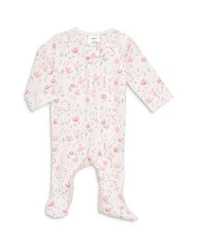 aden + anais | Girls' Floral Print Comfort Zip Front Footie - Baby 