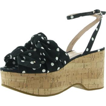 kate spade new york, Kate Spade | Kate Spade New York Womens Julep Double Bow Ankle Strap Wedge Sandals商品图片 3.1折