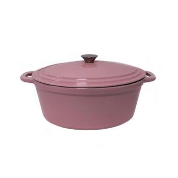 BergHOFF | Neo Pink 8 Qt. Oval Cast Iron Casserole,商家Macy's,价格¥2245