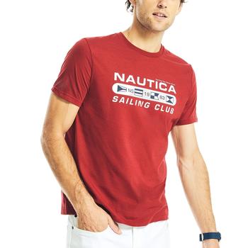 Nautica | Men's Short-Sleeve Maritime Flags Graphic T-Shirts商品图片,7.8折×额外8折, 额外八折