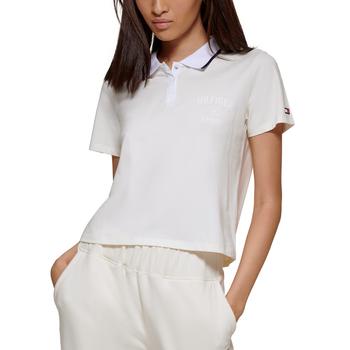商品Tommy Hilfiger | Women's Cropped Polo Shirt,商家Macy's,价格¥115图片